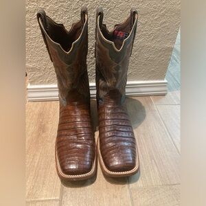 Tony Lama Black Label Caiman Boots